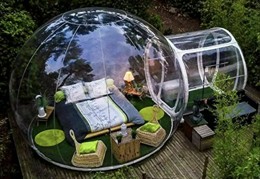 clear bubble tents