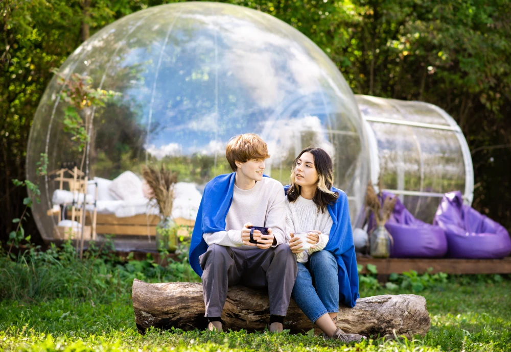 under the stars bubble tent